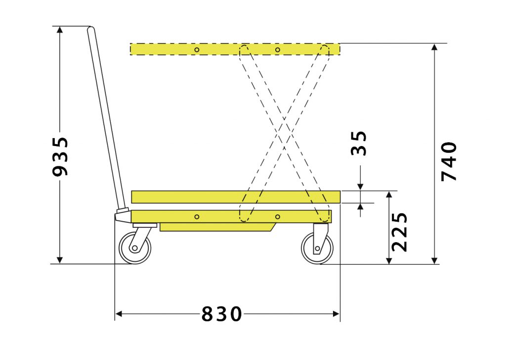 Mesa Pantográfica MMP 150 kg