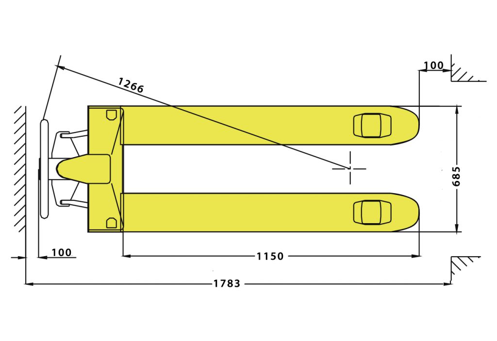 Transpallet Manual MTP 3.0 Ton