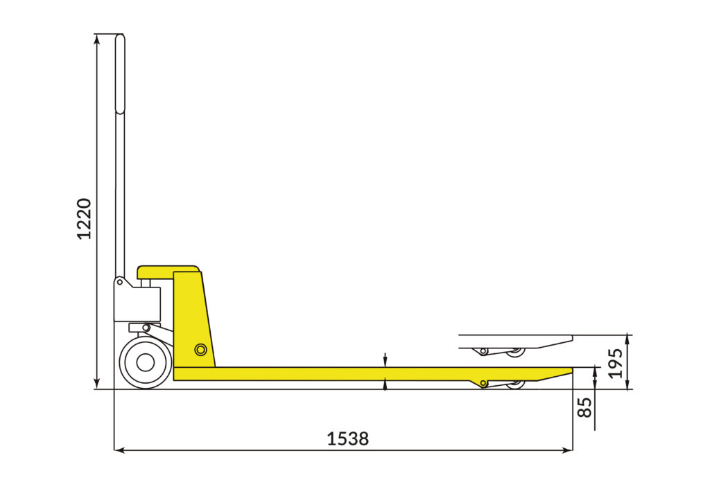 Transpallet Manual MTP 3.0 Ton • Lote Econômico